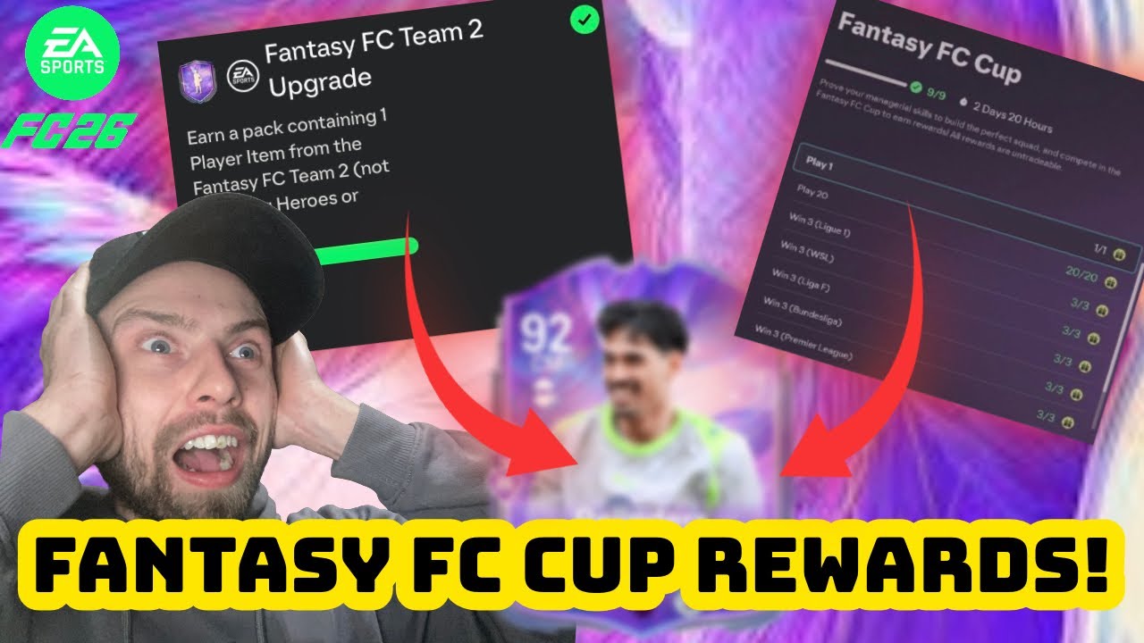 FANTASY FC 2 GUARANTEE! FC CUP PACKS! FC26 ULTIMATE TEAM PACK OPENING!
