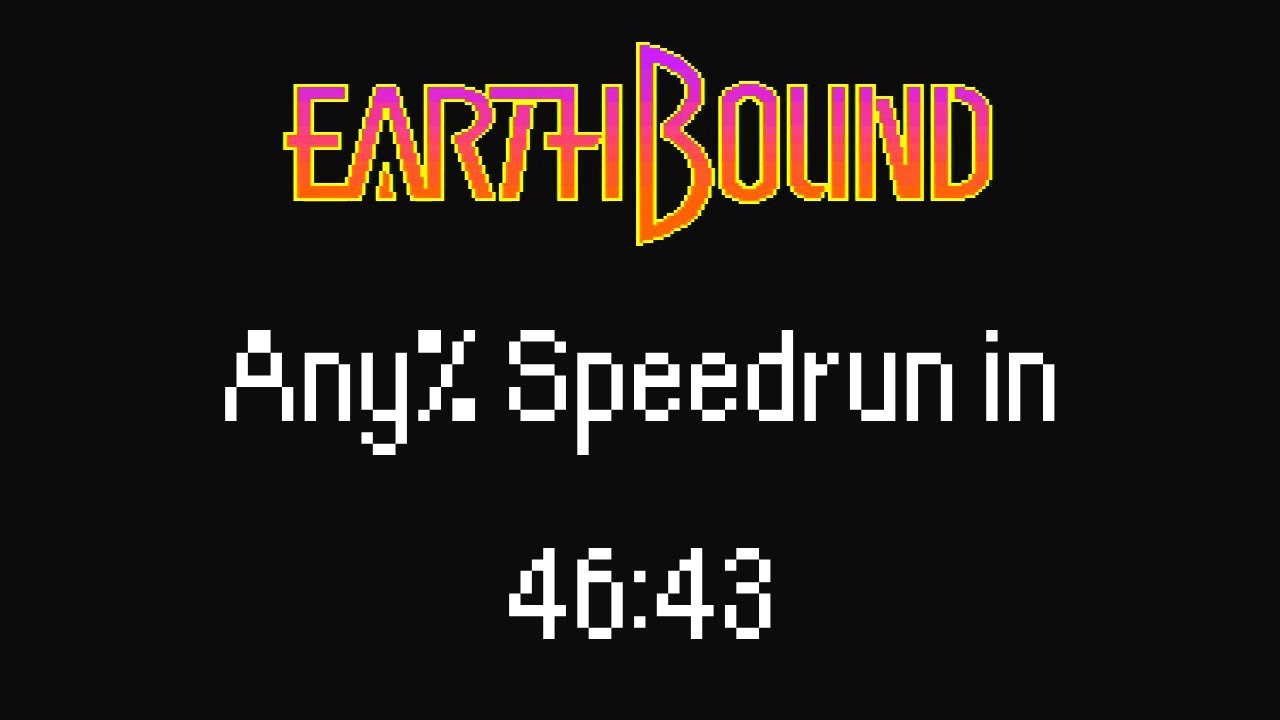 EarthBound Any% Speedrun (Former World Record) in 46:43