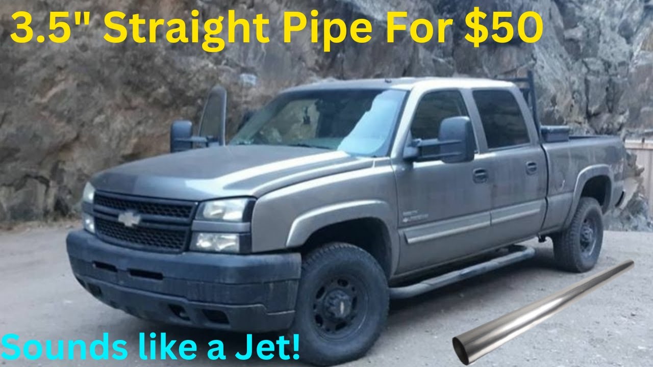 $50 Duramax Full 3.5 Inch Straight Pipe