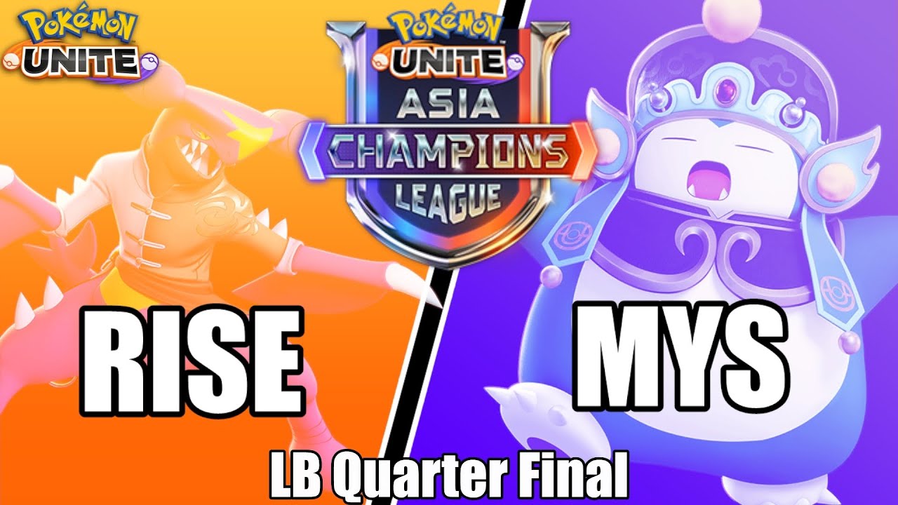 Rise vs MYS - Asia Champions League 2024 LB Quarter Final | Pokemon Unite