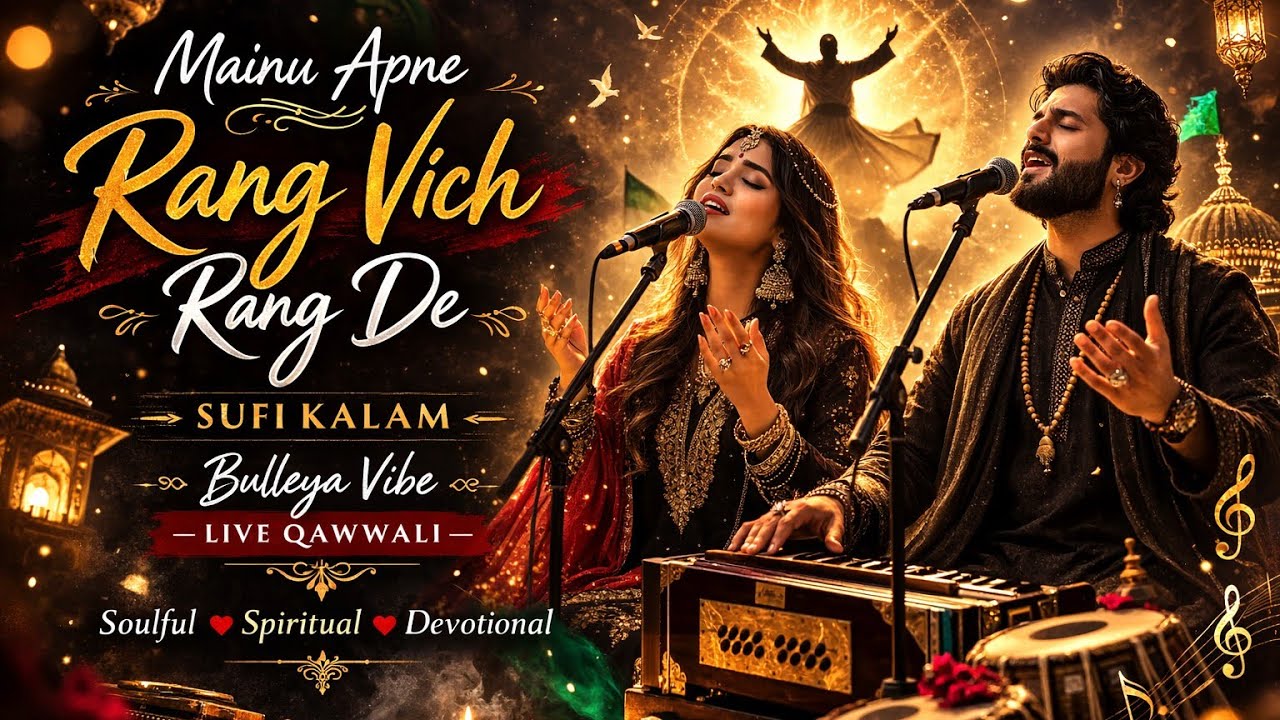 Most Emotional Sufi Song 2026 | Mainu Apne Rang Vich Rang De | Spiritual Qawwali