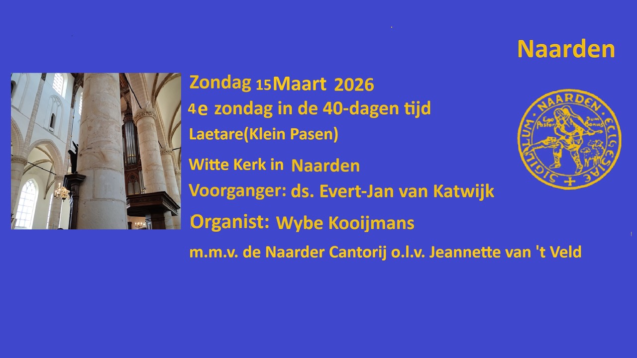 Zondag 15 maart 2026 (u)