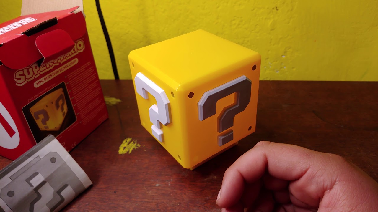 Mini Question Block Light [Unboxing] lampara de mario