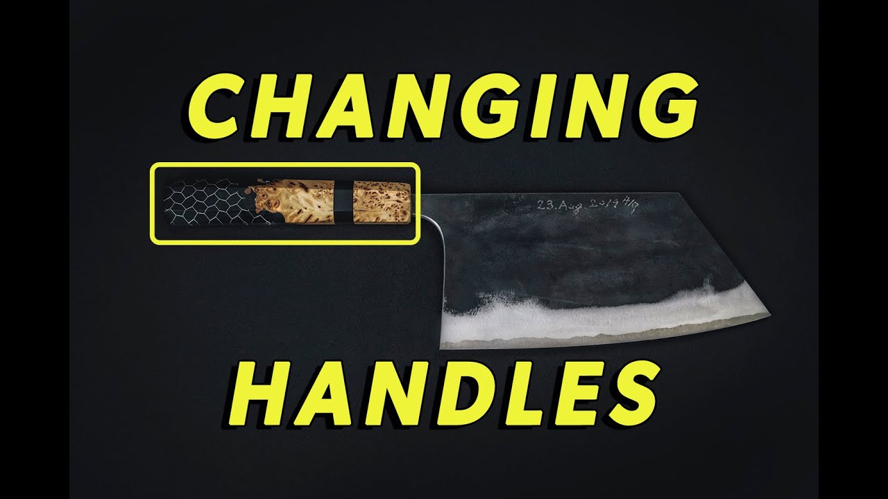 Rehandling a Japanese Kitchen Knife - Tinker Tank Gets A Custom Handle