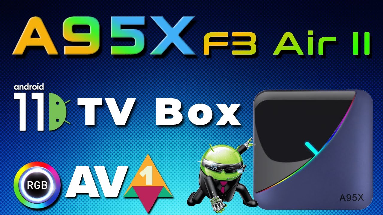 Обзор телевизионной приставки A95X F3 Air II Amlogic S905W2 Android 11 AV1