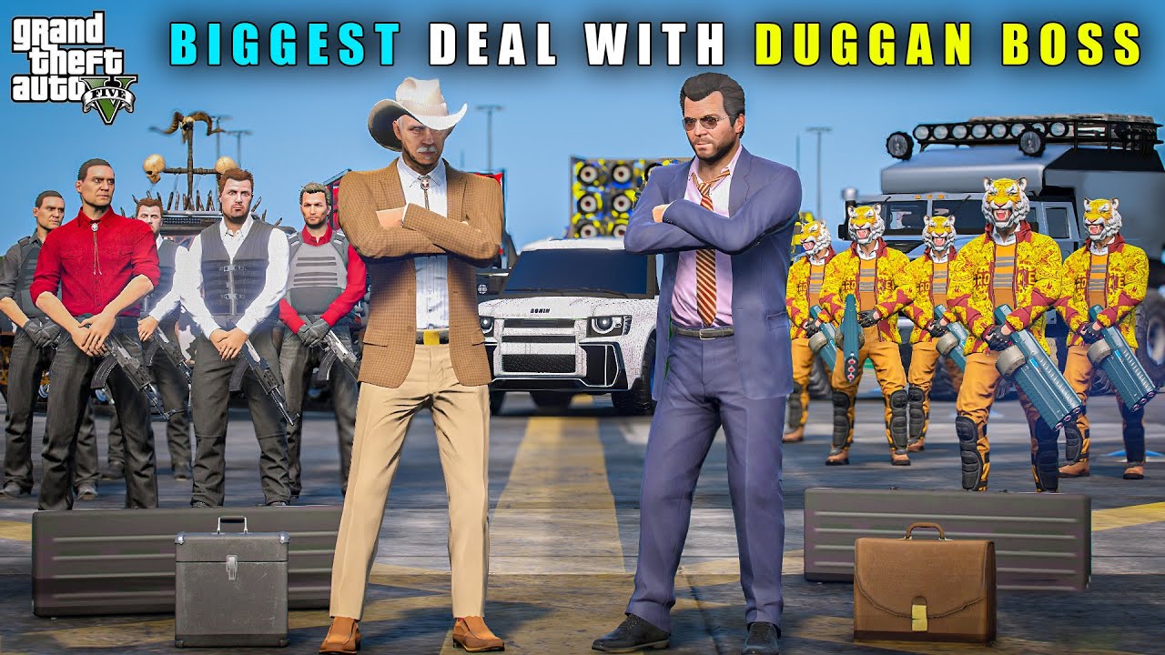 GTA 5 : MICHAEL'S BIGGEST DEAL WITH DUGGAN BOSS || BB GAMING