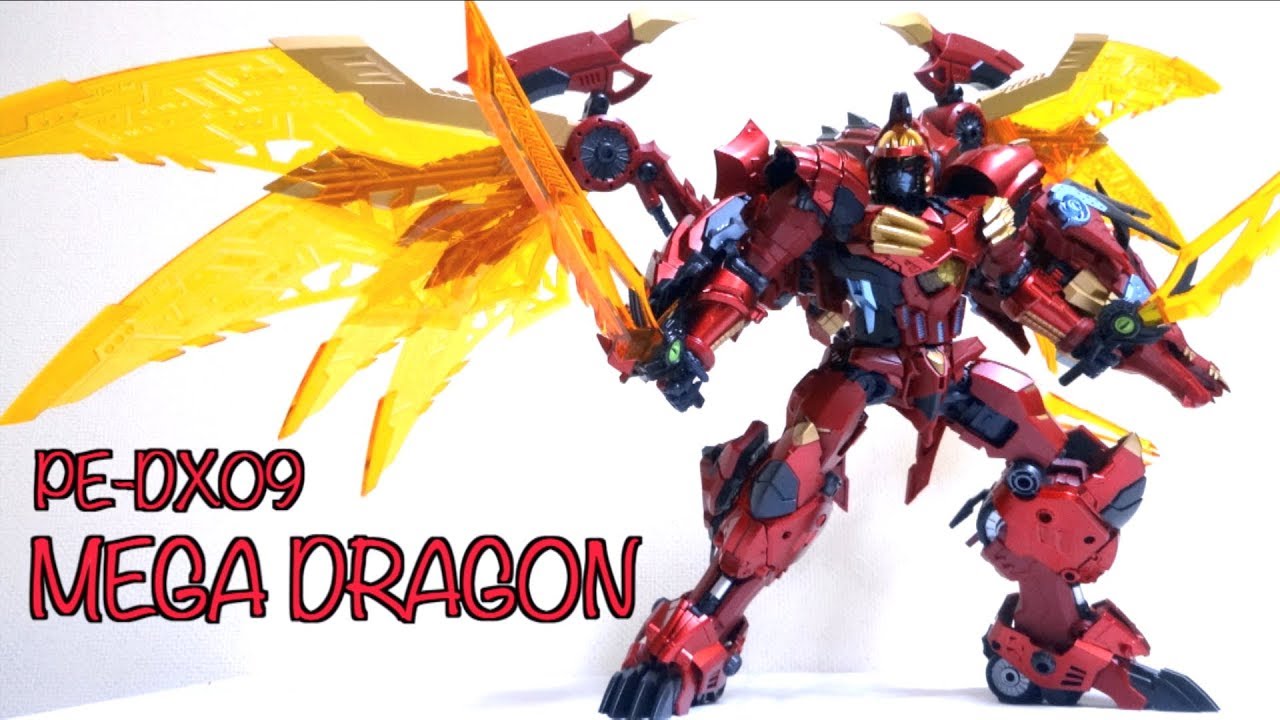 【巨大ドラゴンがロボットに完全変形！】パーフェクトエフェクト メガドラゴン ヲタファのじっくり変形レビュー / Perfect Effect PE-DX09 MEGA DORAGON