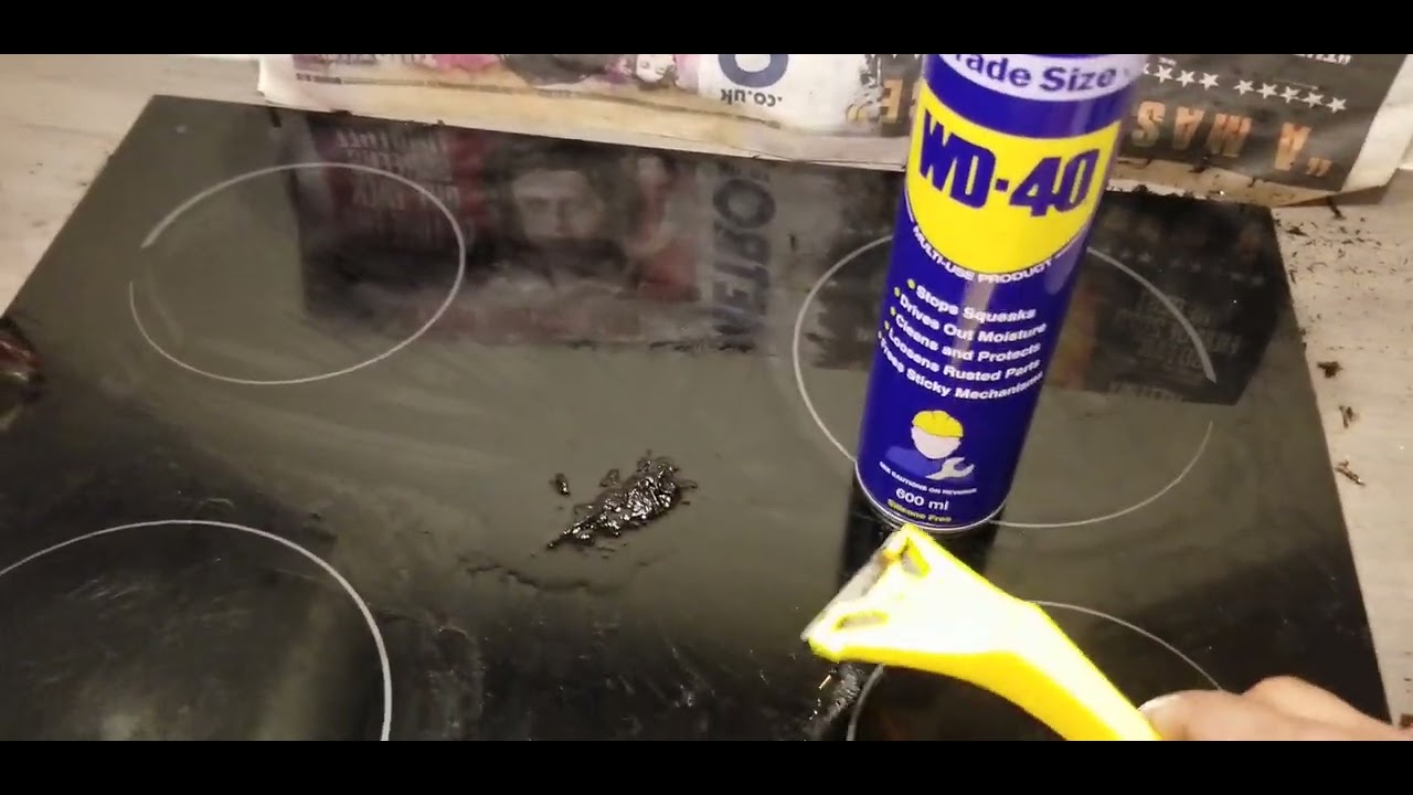 Glass Top Cooker Stove Cleaning