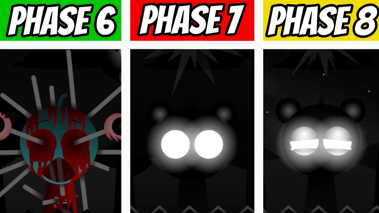 Incredibox Sprunki The Definitive Phase 6 VS Phase 7 VS Phase 8