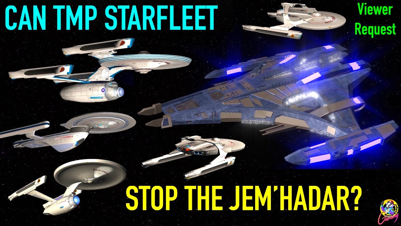 Motion Picture Era Fleet VS Jem'hadar Battleship - Both Ways - Star Trek Starship Battles