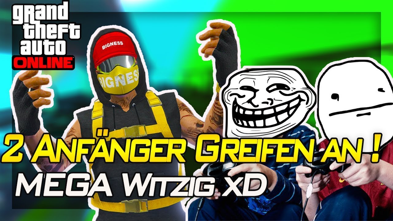 ANFÄNGER GREIFEN MICH AN ! MEGA WITZIG ! XD | Gta 5 Online | IRabbix