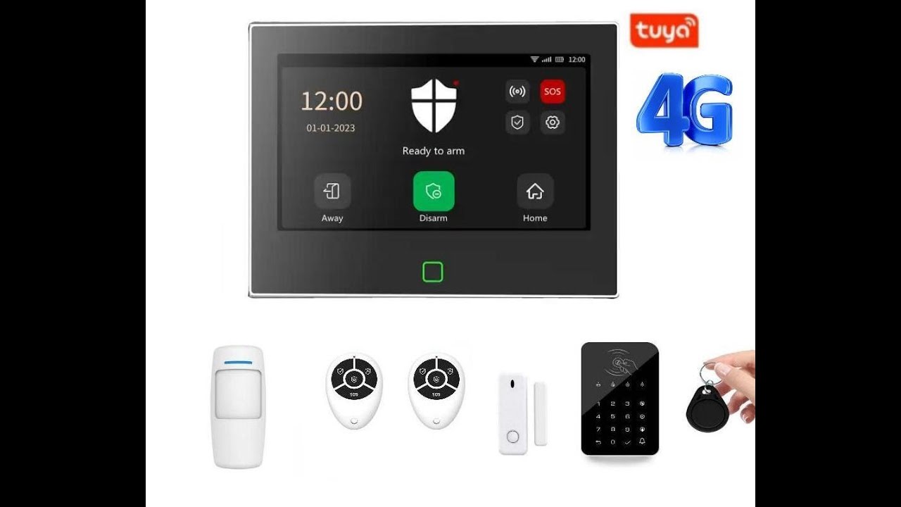 Jak działa rozbudowany system alarmowy Tuya Smart P70-4GLTE - film poglądowy