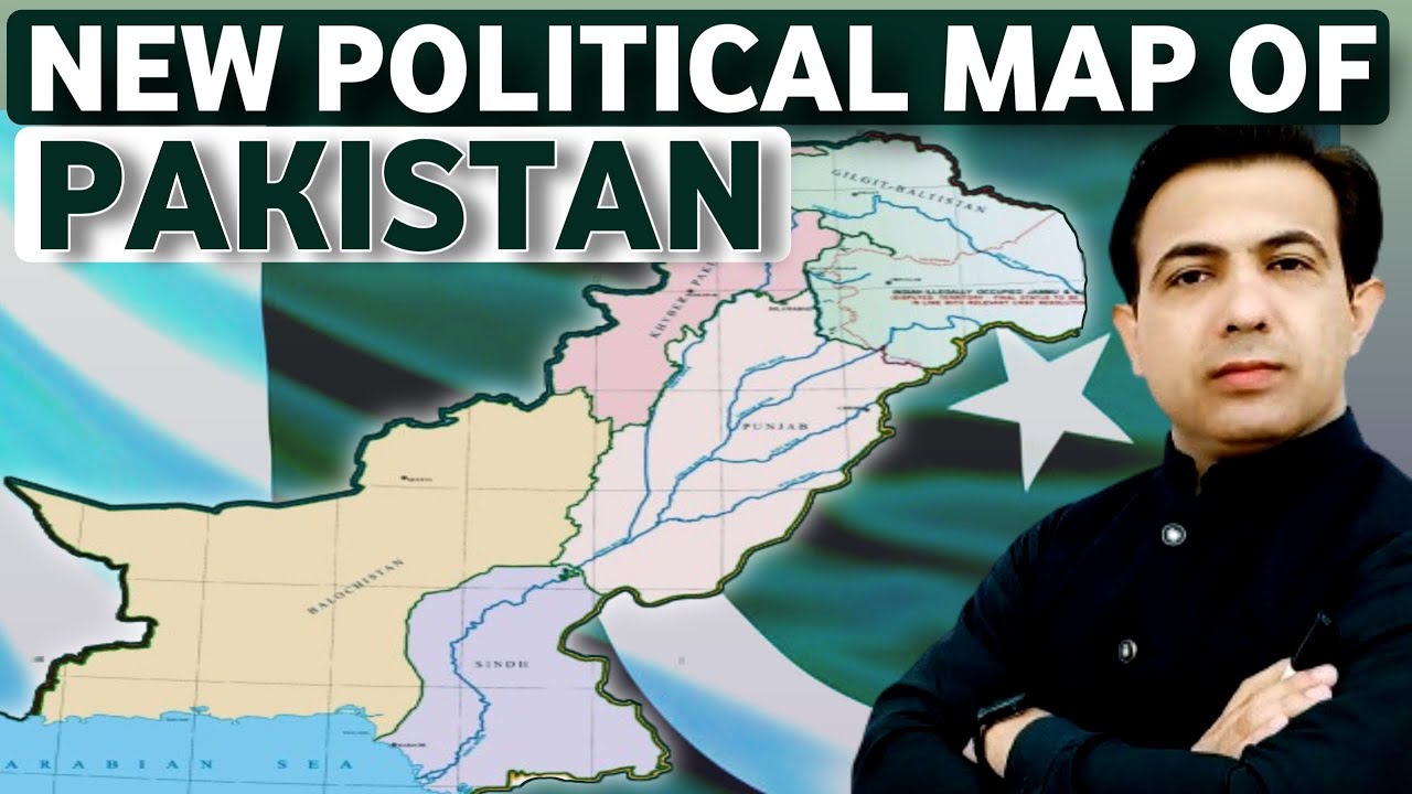 New Political Map of Pakistan | How To Draw The Proper Map of Pakistan | By Muhammad Akram Khoso