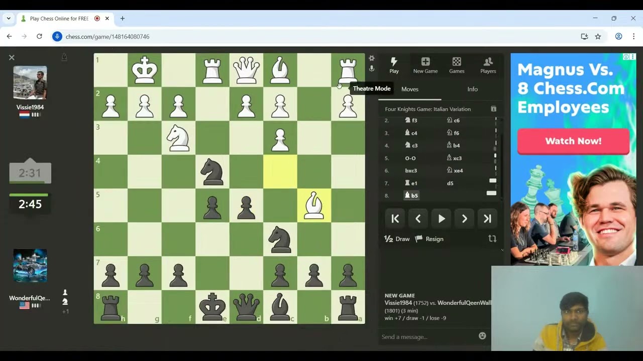 Beauty of perfect queen alive on chess