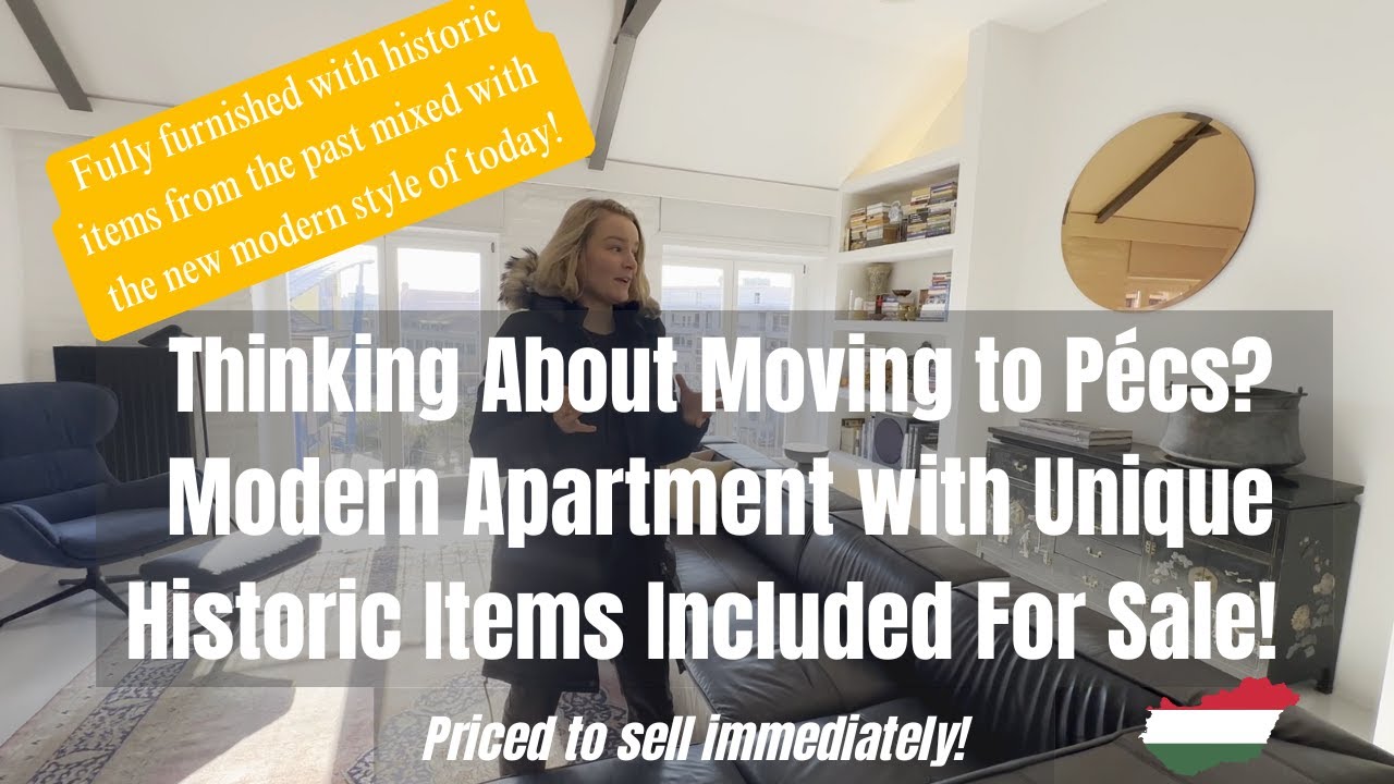 Moving to Pécs, Hungary? 🇭🇺 Furnished Modern 119m2 Apartment For Sale By Owner and Priced to Go!