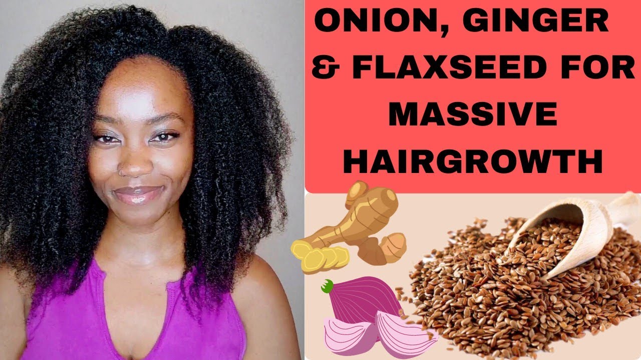 HOW TO USE DIY FLAXSEED GEL + ONION JUICE + GINGER JUICE AS A PREPOO FOR MASSIVE #hairgrowth
