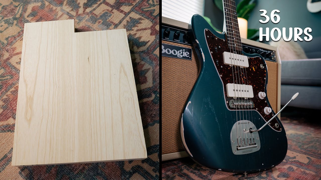 Watch This Guitar Get Built Step by Step (Last Guitar Build)