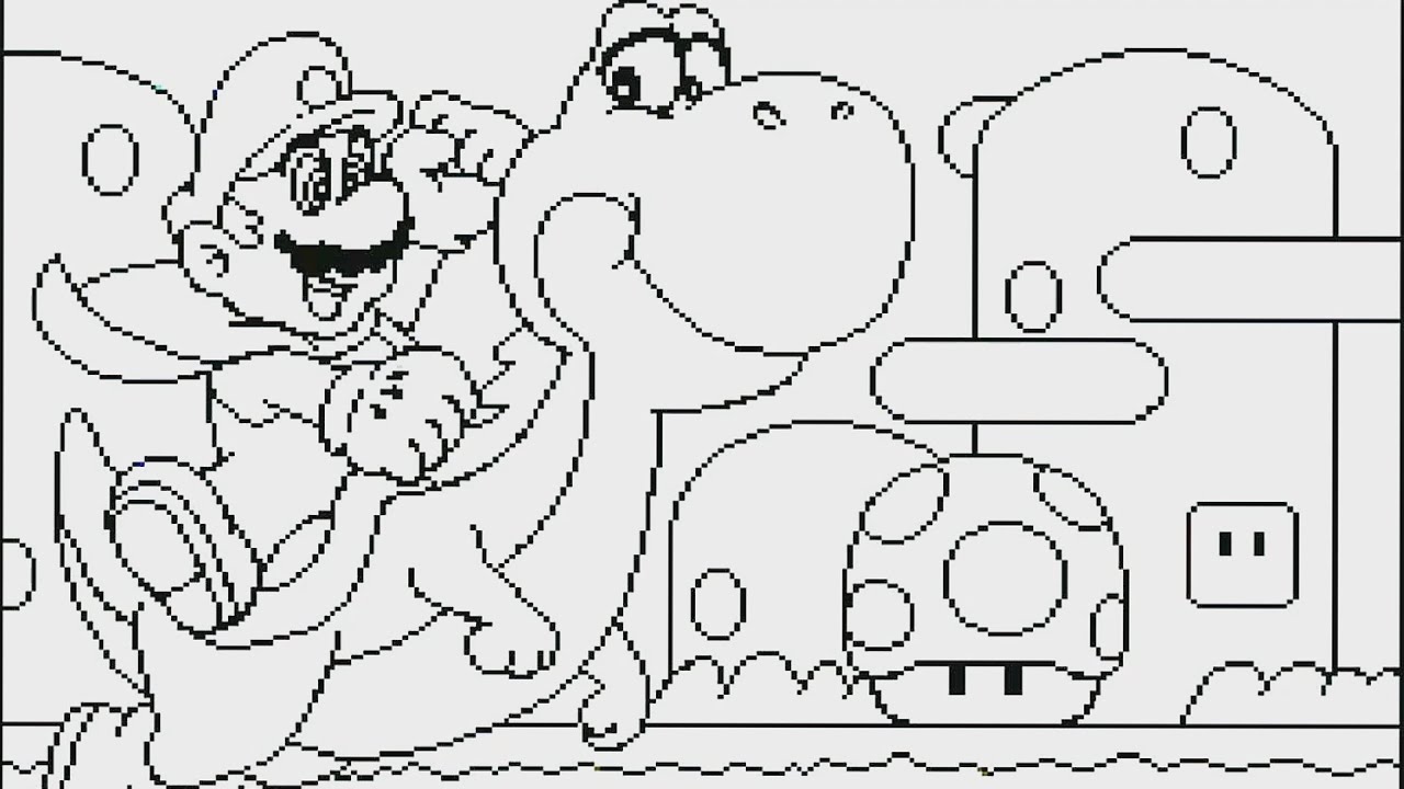 【マリオペイント】作業用オススメBGM4曲 （お絵かき中とスタンプ制作のBGM） 【MARIO PAINT BGM】