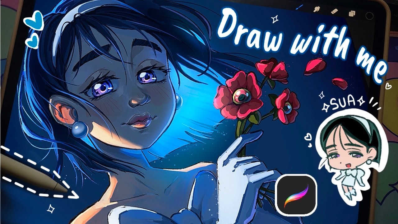 draw with me ♡ Sua Alien Stage ♡ ┊ Full digital art process ┊ iPad art ┊Procreate