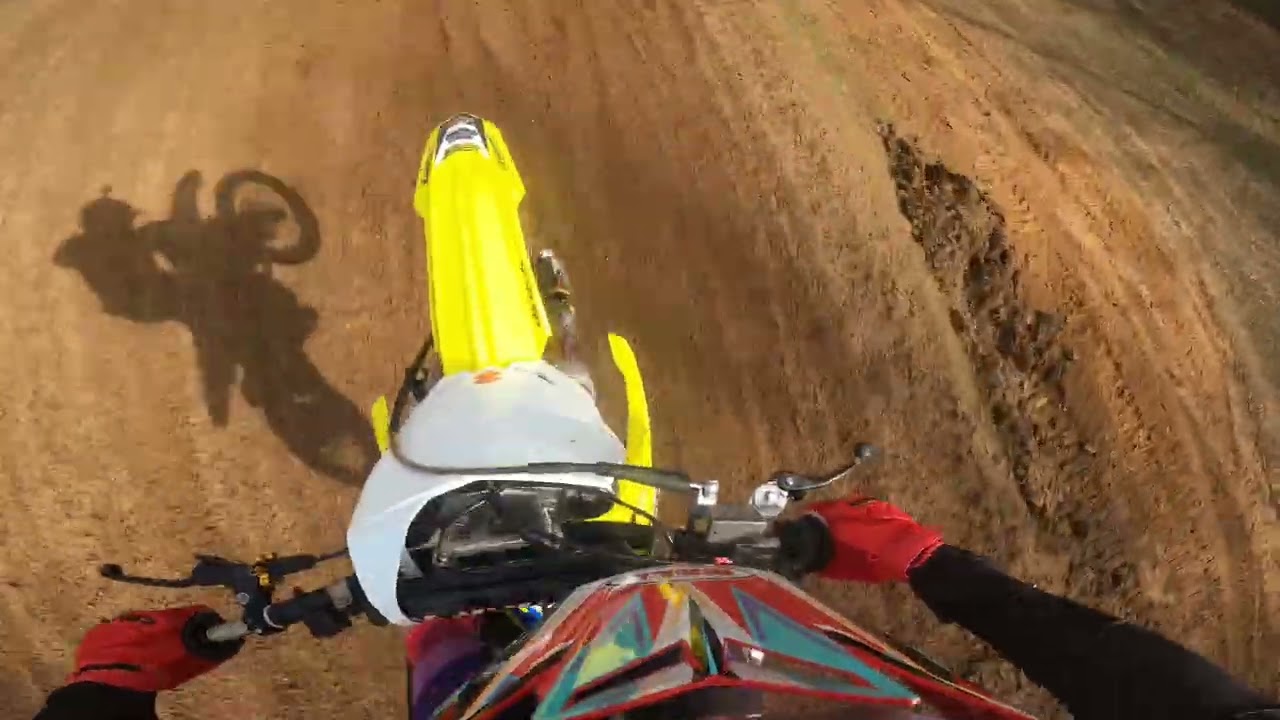 DYLAN FIRST time EVER wearing the GoPro|was sick| Suzuki ￼450|reedycreek|￼ #reedycreek #fypシ 