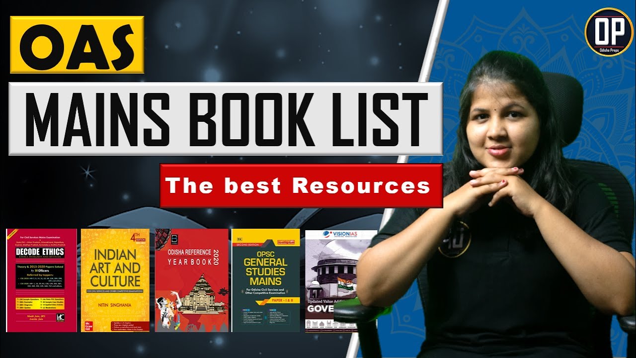 OAS MAINS BOOK LIST | OPSC OCS MAINS BOOK LIST | New Pattern Book list | Odisha Preps | OP