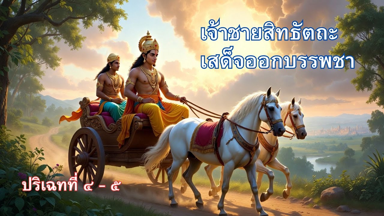 พุทธประวัติ. ปริเฉทที่  4-5  เสด็จออกบรรพชา - ตรัสรู้