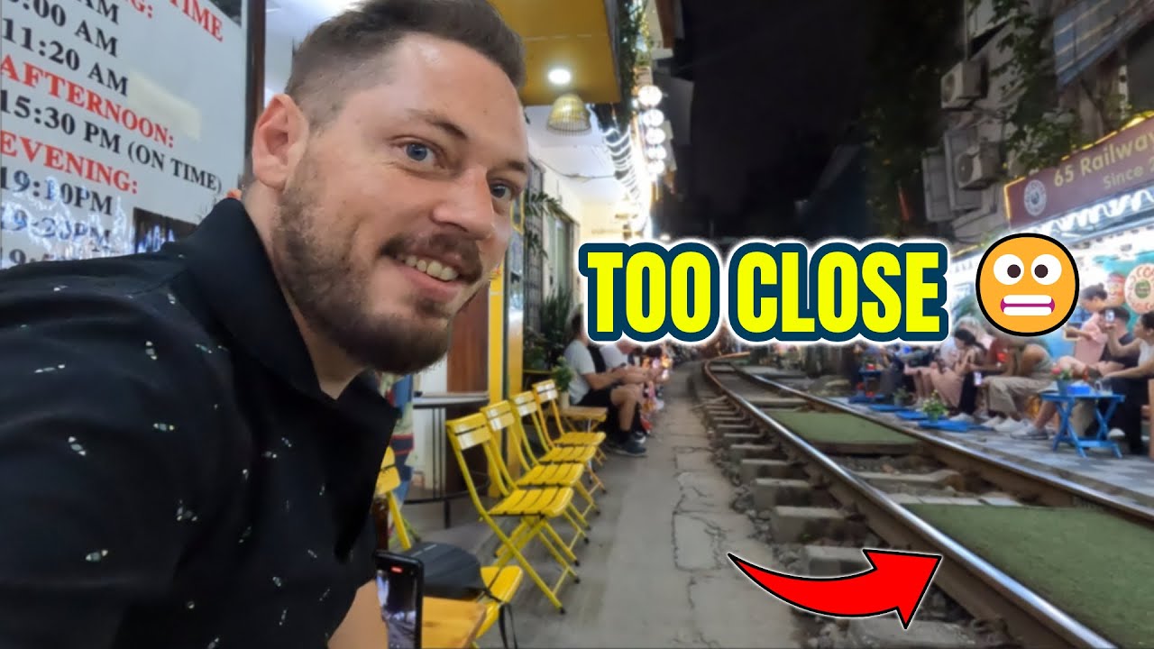 Hanoi’s Train Street Is INSANE 😳 | First Impressions of Vietnam