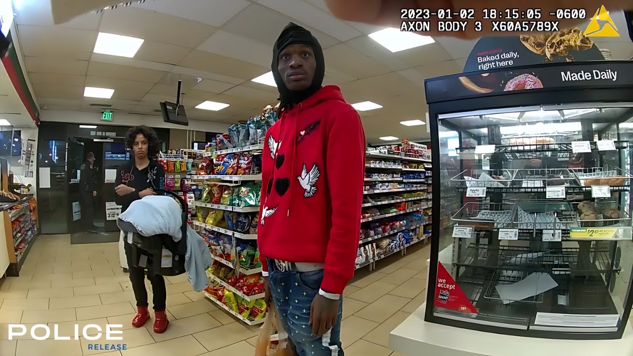 Police Surprise Teen Couple Hiding Stolen Items in Baby's Car Seat