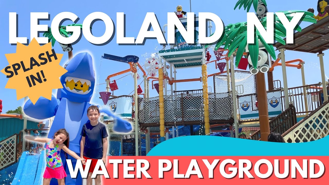 The Water Playground at LEGOLAND NY is a SPLASH!