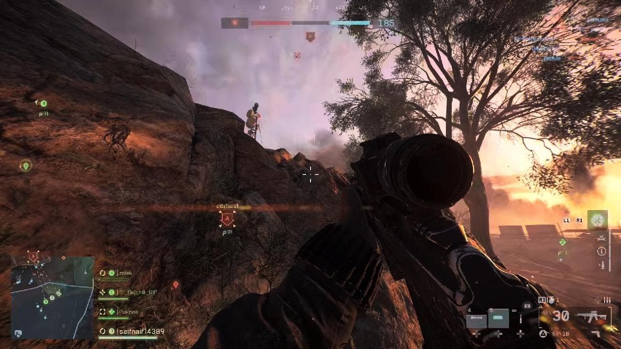 Battlefield 6 قتال مو طبيعي اشتباك بالاسلحة والقناصة 