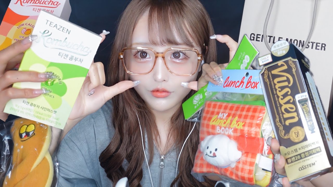 【ASMR】🛍購入品紹介🇰🇷３泊４日で韓国旅行に行ってきたのでお土産を紹介するよ〜！！