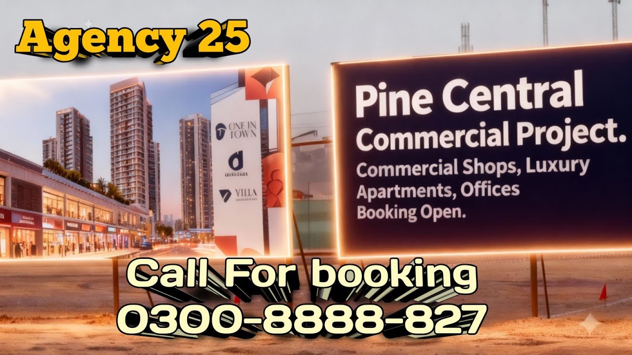 Best Investment in Lahore | Pine Central Commercial Union Town | Town Houses