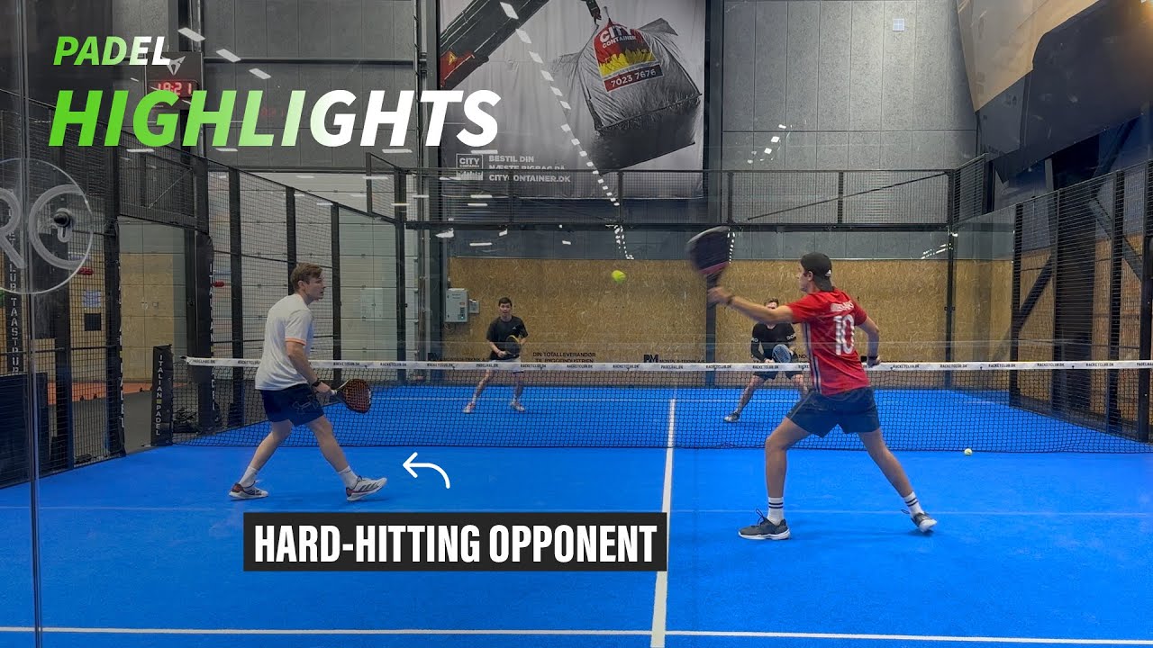Intense match against hard-hitting opponent | Level 3.5+ Padel Highlights | Padel Dany