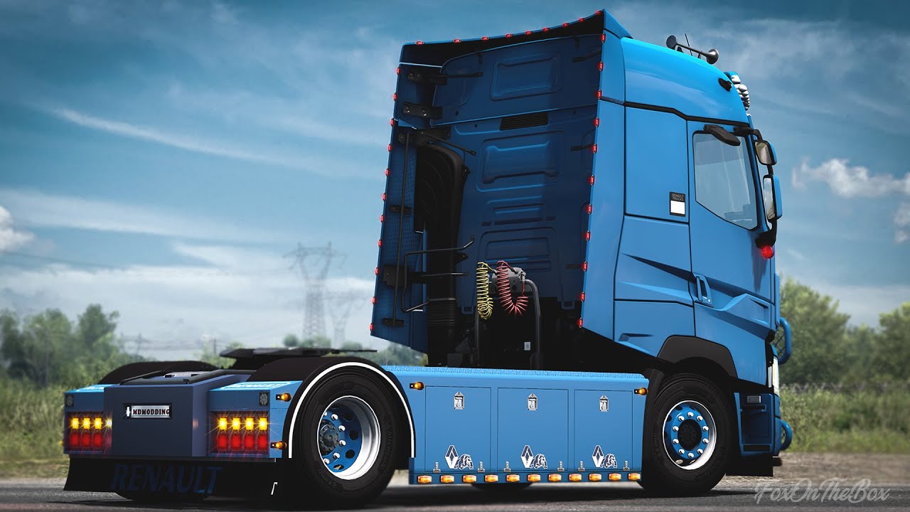 ETS2 1.39 Renault T Tuning Addons | Euro Truck Simulator 2 Mod