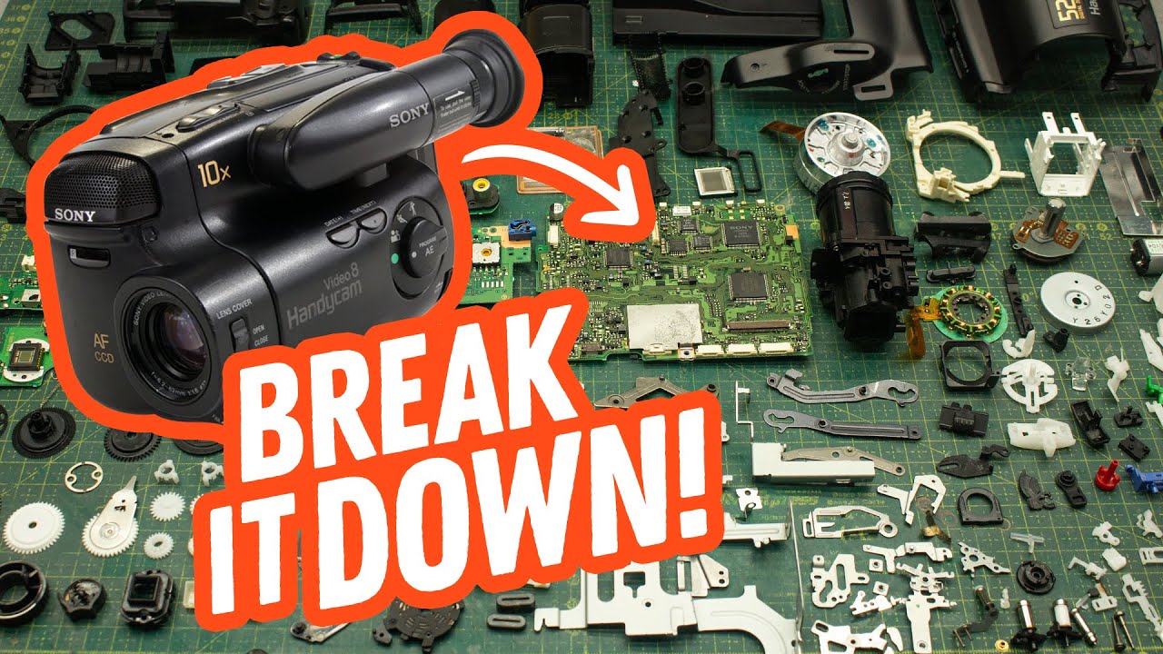 Whats inside an OLD VHS camera?