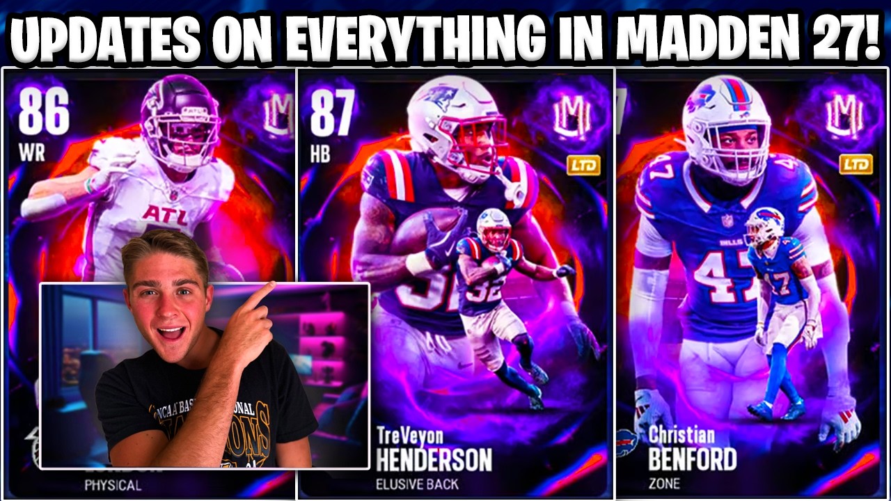 ОБНОВЛЕНИЯ ПО ВСЕМУ MADDEN 27! РАСКРЫТИЕ НЕВЕРОЯТНЫХ МОМЕНТОВ! НАБОРЫ ИЗ РАСПРОДАЖИ, АУКЦИОННЫЙ Д...