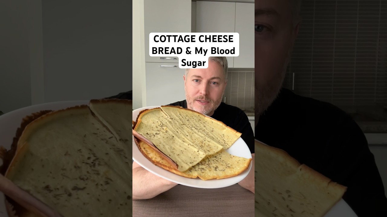 Cottage cheese flatbread recipe. How does it affect my blood sugar levels? ￼#bloodsugar #glucose
