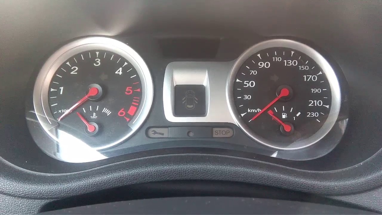 Renault Clio 3 como poner a cero Servicio de mantenimiento