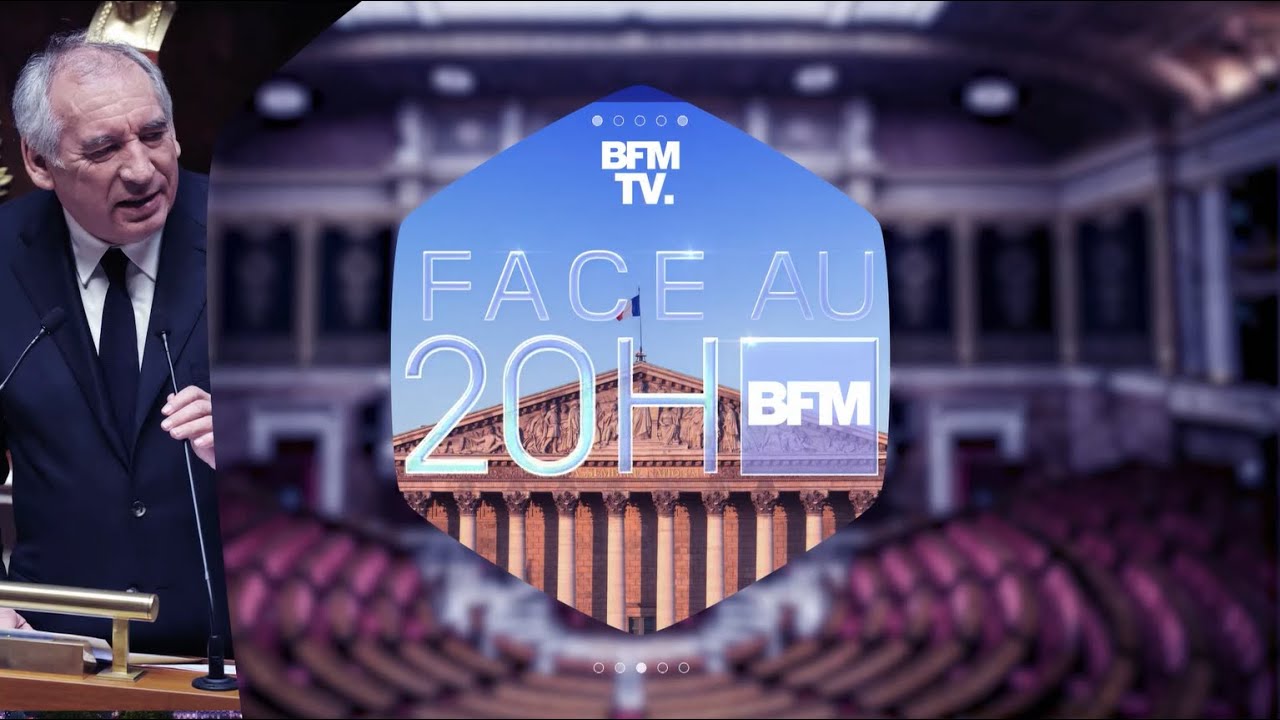 BFMTV | Générique • Face au 20H BFM - Maxime Switek — 14 janvier 2025 (discours de Bayrou)
