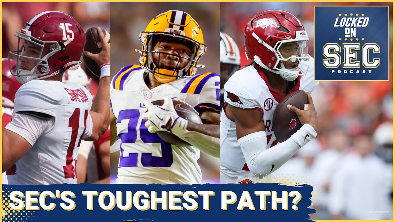 NIGHTMARE: Phil Steele RANKS SEC Schedules | Which Teams Face TOUGHEST Road to Playoff? | 4 Teams In