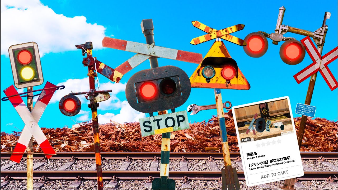 The Junk Railroad Crossing Listed on an Online Shop