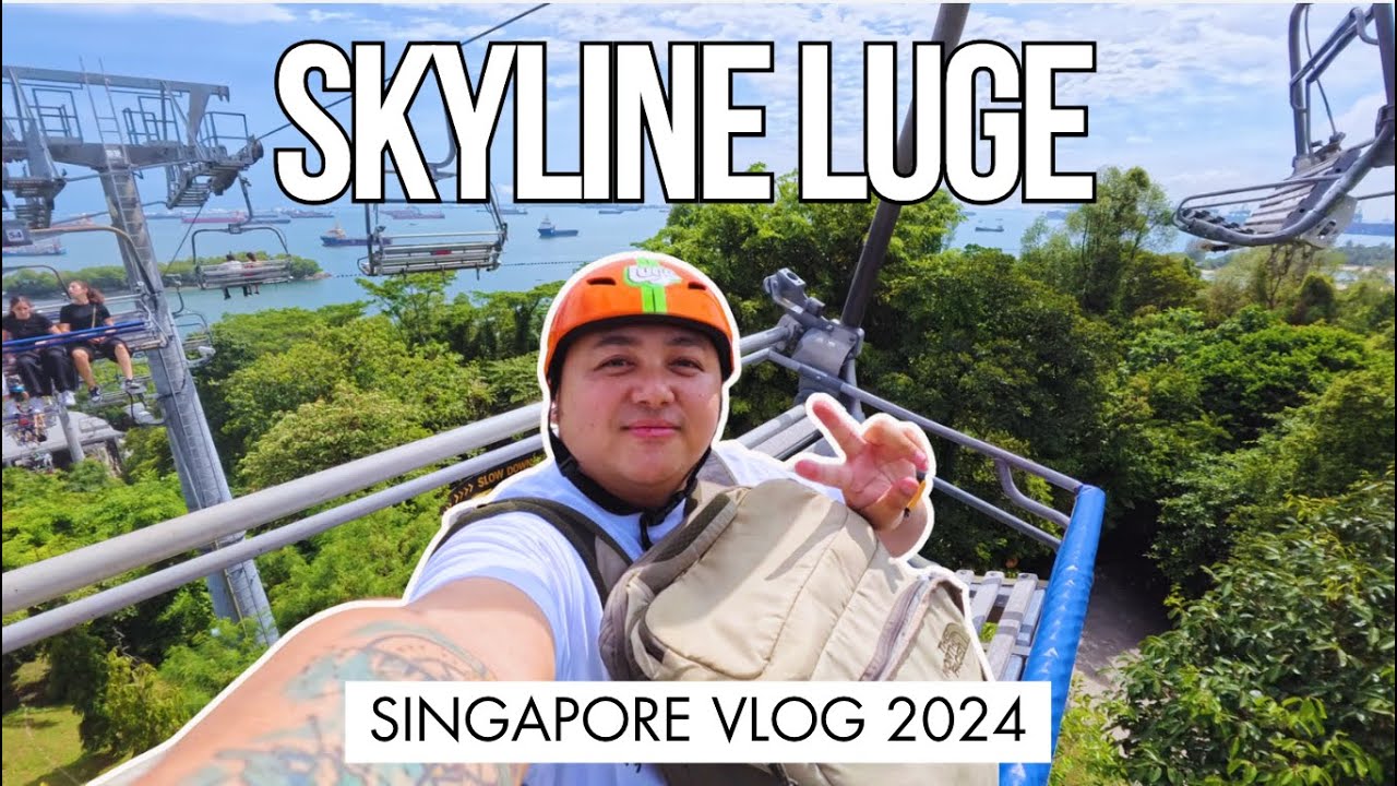 SKYLINE LUGE SINGAPORE 🇸🇬 EXPERIENCE | SINGAPORE TRAVEL VLOG 2024