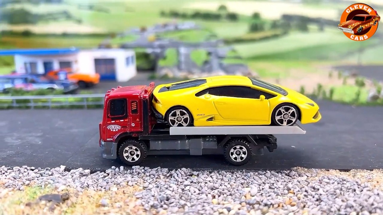 Крупная авария с участием грузовика в масштабе 1:64 в Mini City | Спасательная операция с эвакуат...