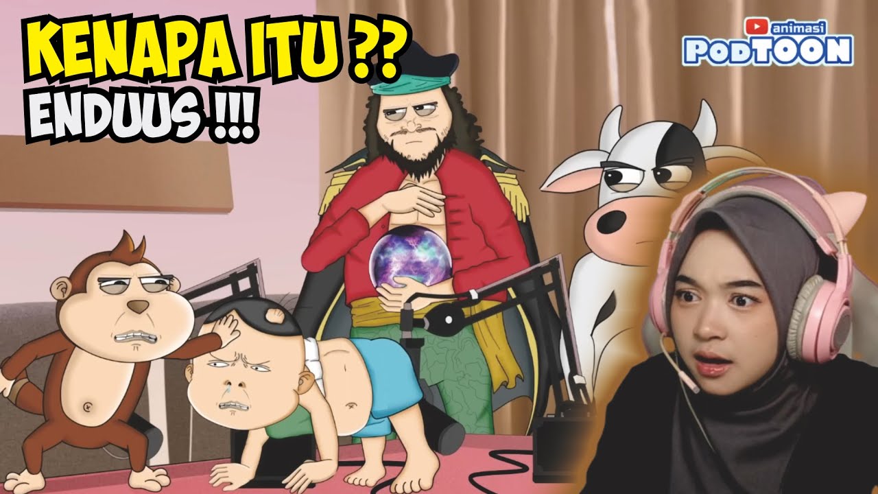 TAKE ME OUT ORANG KAYA - Maya Nadia Reaction Animasi PODTOON