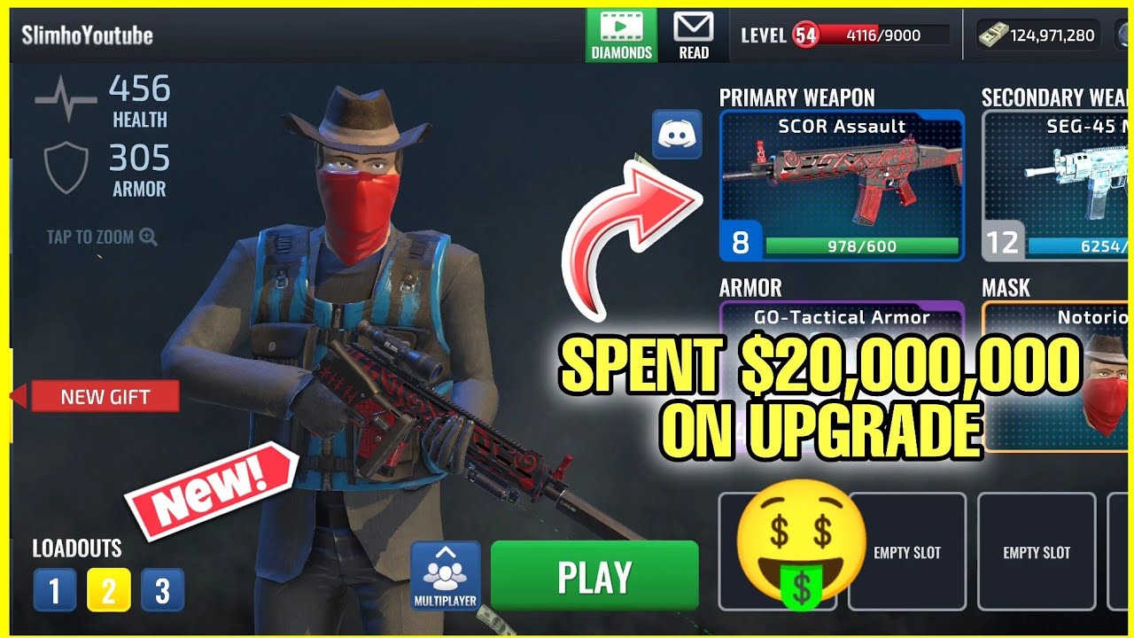 SPENDING $20,000,000 On Level 9 SCOR Assault/ No Mod Apk/ Unlimited| Armed Heist Android Multiplayer
