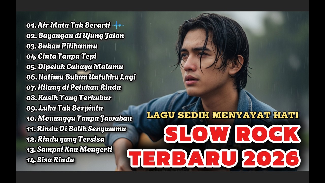 LAGU SLOW ROCK MELAYU TERBARU 2026/Paling Sedih Menyayat Hati/ Slow Melayu/🎶Air Mata Tak Berarti