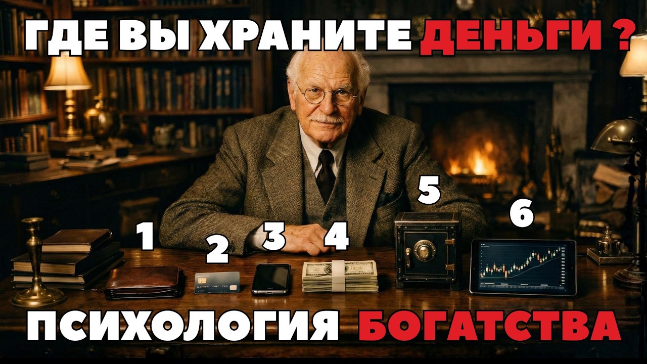 Психология Денег: Что способ хранения капитала говорит о вашем будущем? | Тест Карла Юнга