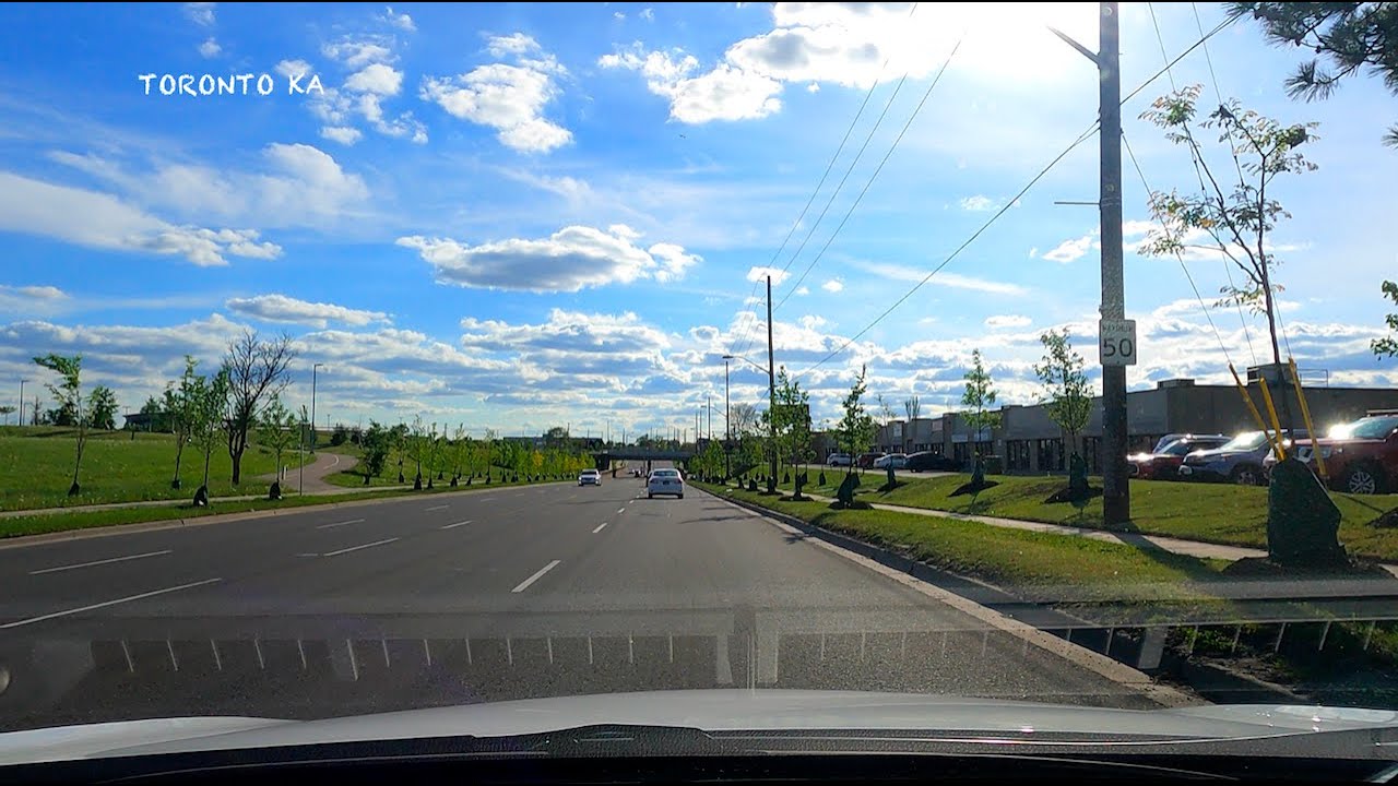 【4K】Vaughan Keele St Sheppard Ave West Toronto Canada