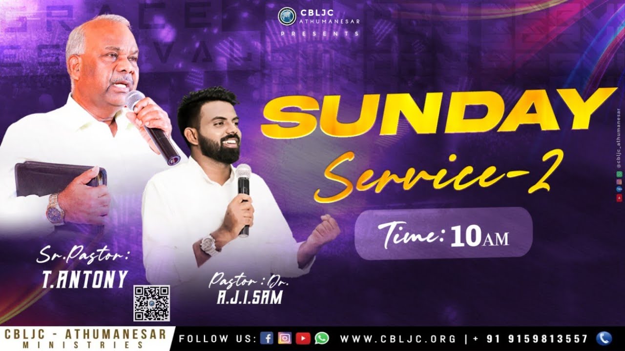 🔴🅻🅸🆅🅴  | SUNDAY SERVICE - II | 28/12/2025 | Sr. Pas T. ANTONY | Pas A.J.I.SAM