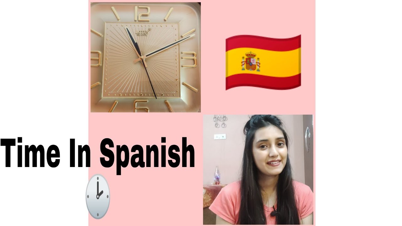 Time in spanish//La hora//Spanish for beginners